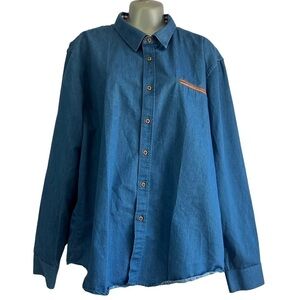 Coofandy Casual Button Down Long Sleeve Shirt • Used • Size: XXL